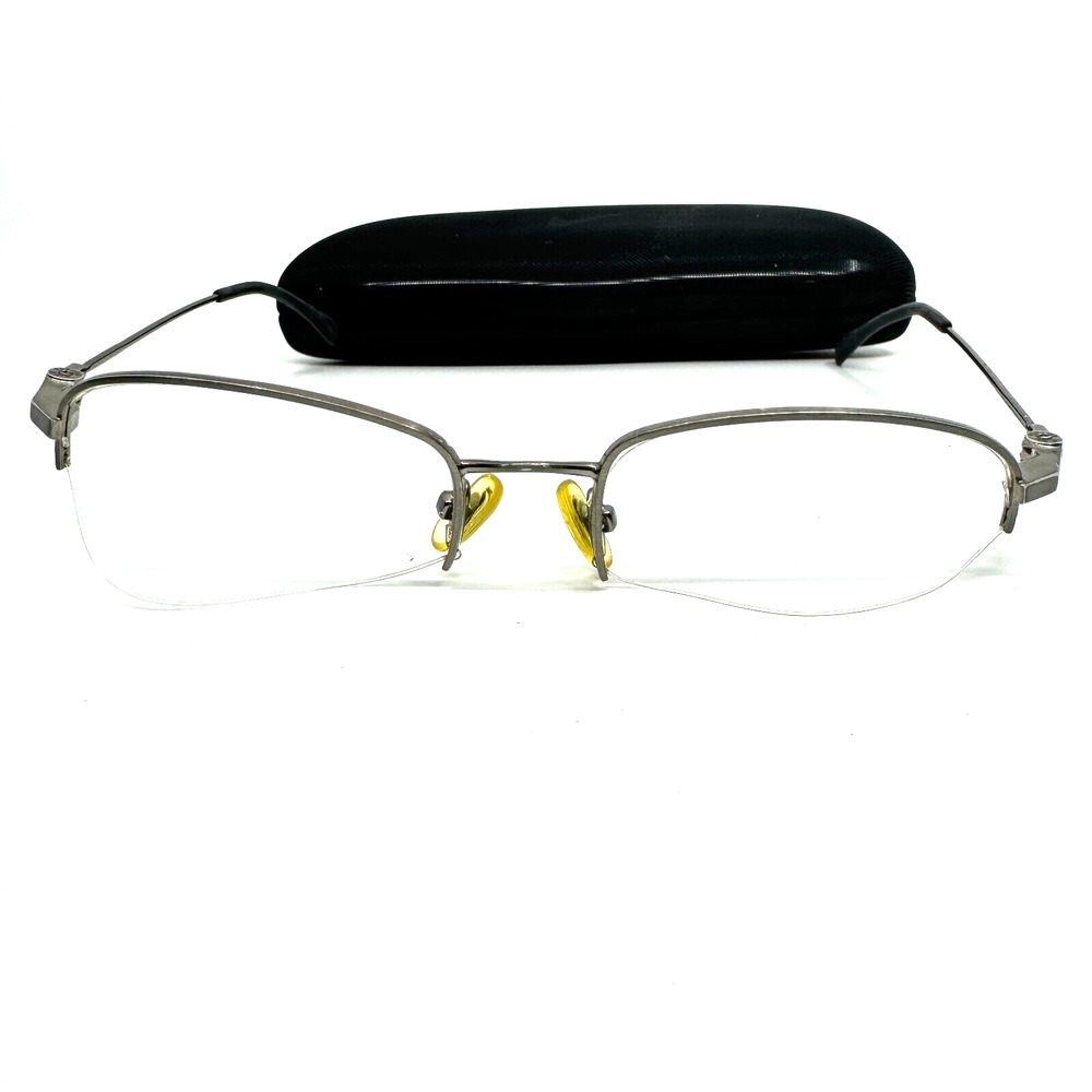 Nike Eyeglasses Flexon Gunmetal Half Rim Metal Frame H9763